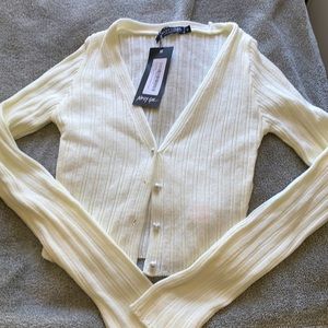 Nasty Gal Cropped Cardigan